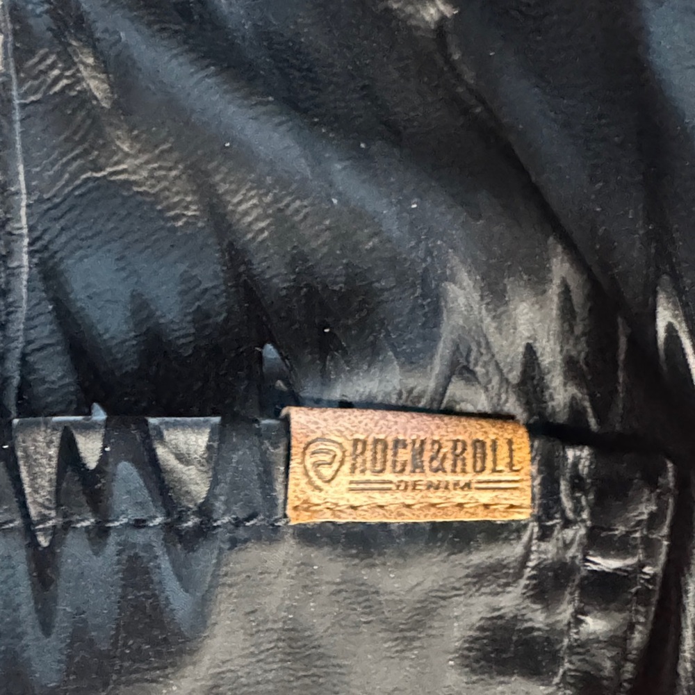 Rock & Roll Denim 'Bargain Button Bell' Black Festival Pants - Picture 8 of 8